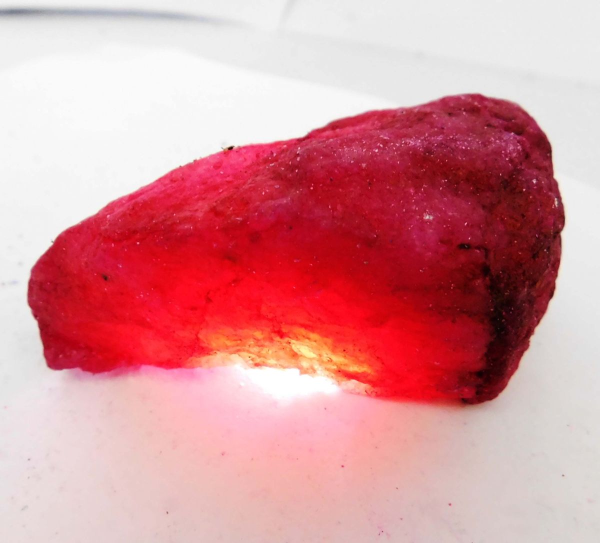 713 Ct Natural Red Ruby Huge Rough Earth Mined CERTIFIED Loose Gemstone