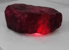 1560 Ct Natural Ruby Huge Rough Earth Mined CERTIFIED Red Loose Gemstone