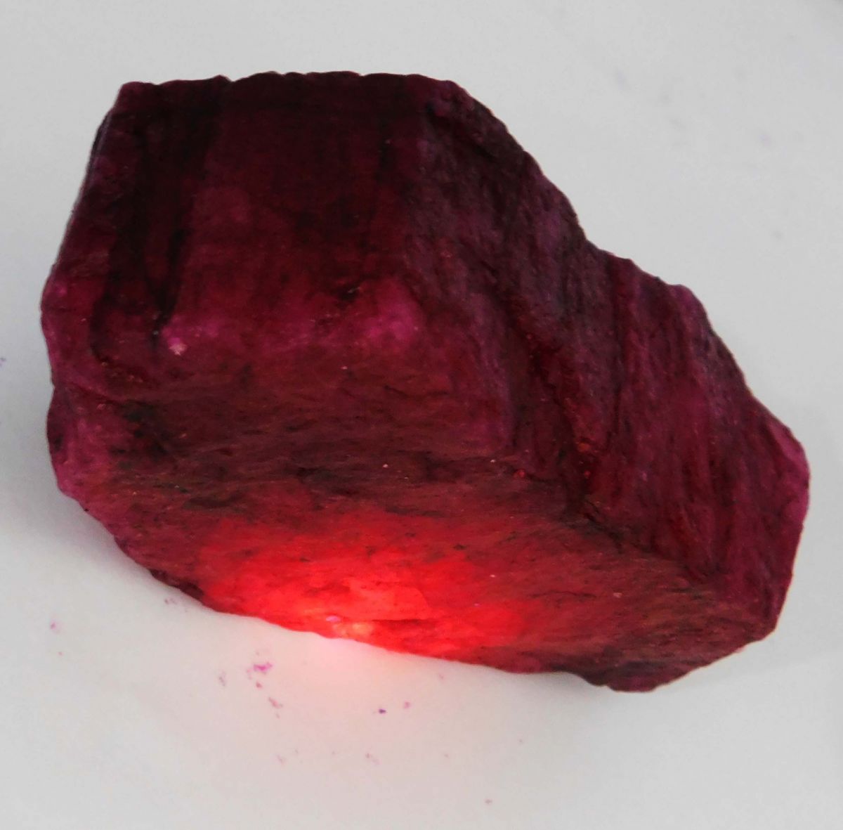 1560 Ct Natural Ruby Huge Rough Earth Mined CERTIFIED Red Loose Gemstone