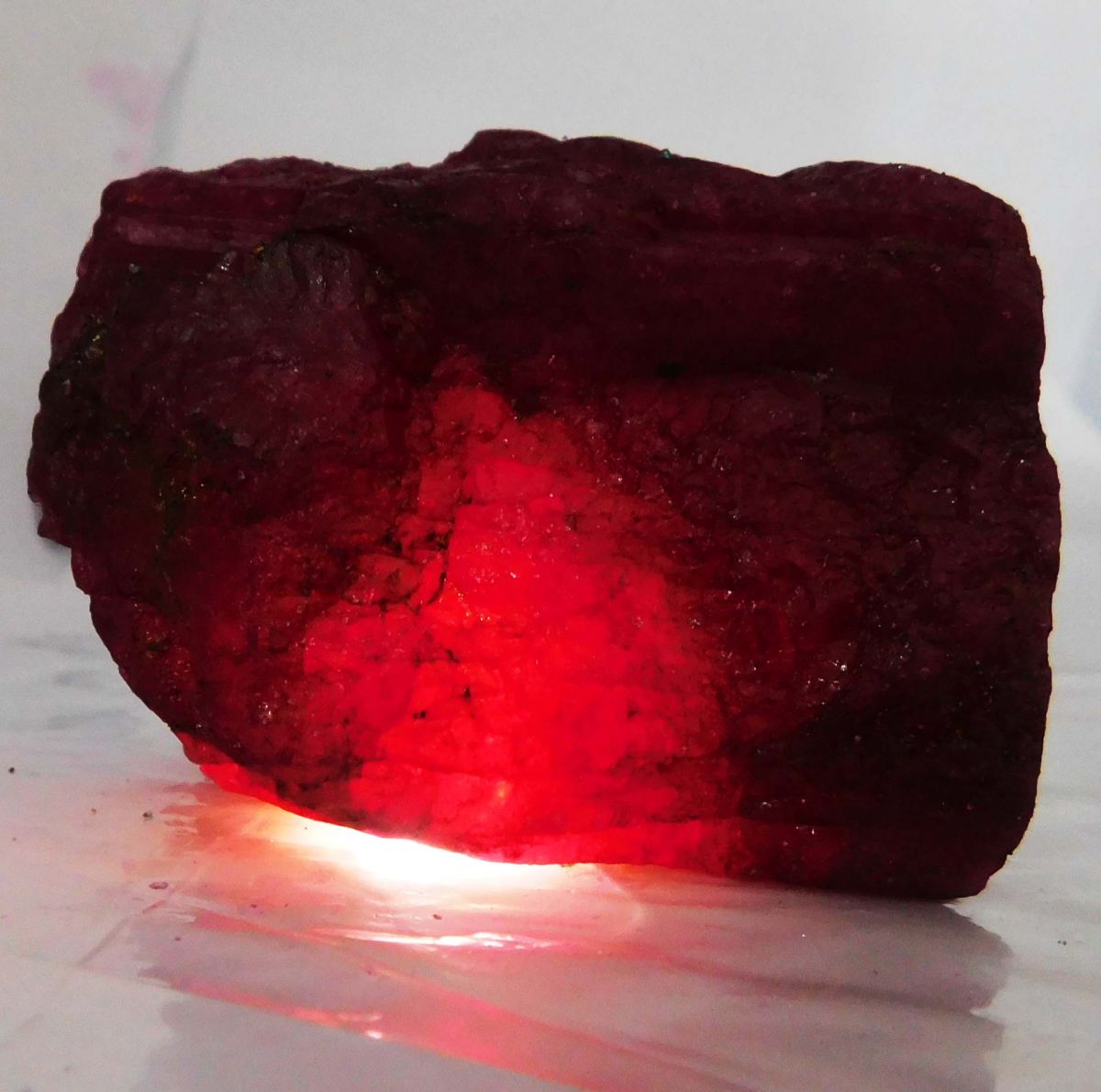 870 Ct Natural Red Ruby Huge Rough Earth Mined CERTIFIED Loose Gemstone