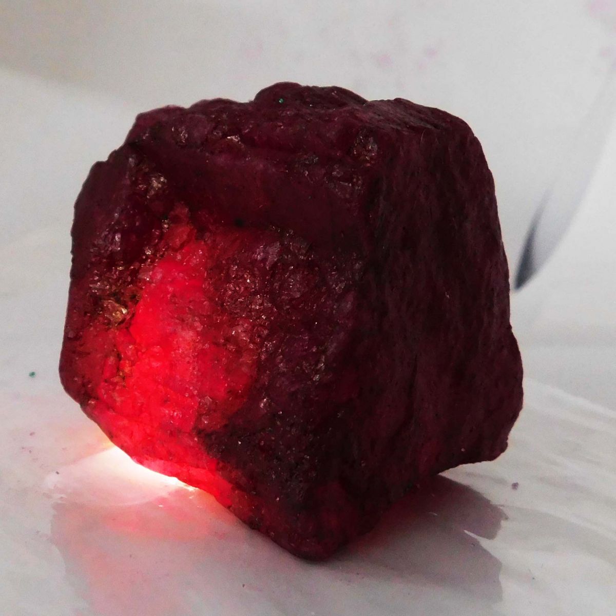 870 Ct Natural Red Ruby Huge Rough Earth Mined CERTIFIED Loose Gemstone