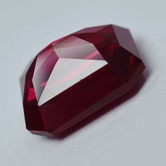 CERTIFIED 10.00 Ct Top Quality Of Natural Red Ruby Emerald Cut Loose Gemstone