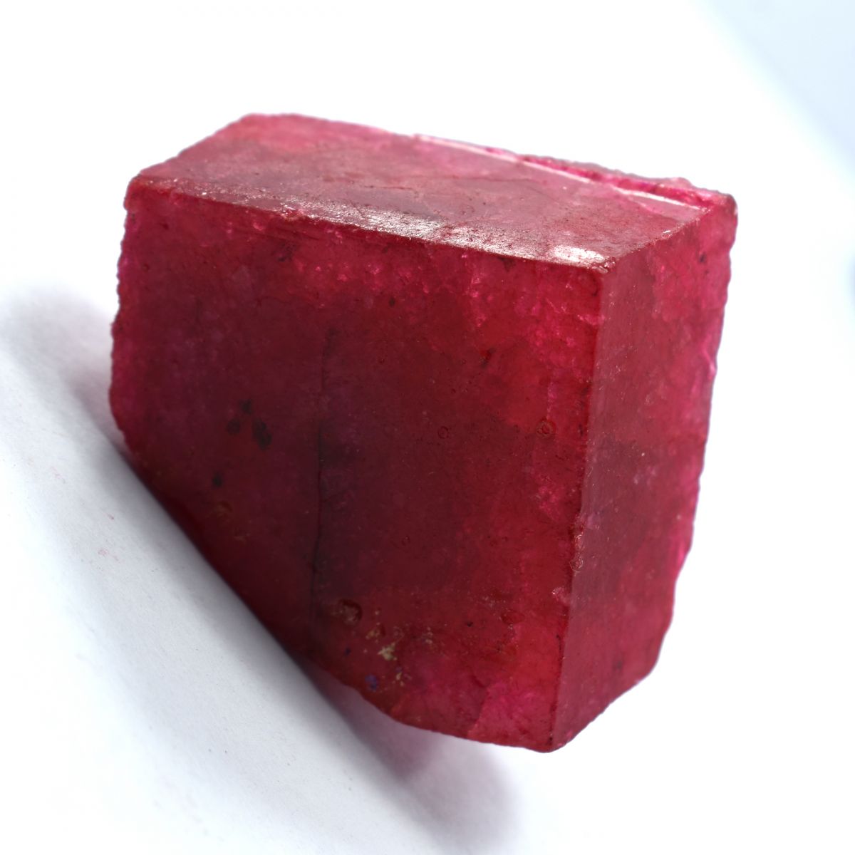 238.40 Ct Huge Size Uncut Dyed Rough Natural Ruby Red CERTIFIED Loose Gemstone