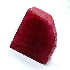 238.40 Ct Huge Size Uncut Dyed Rough Natural Ruby Red CERTIFIED Loose Gemstone