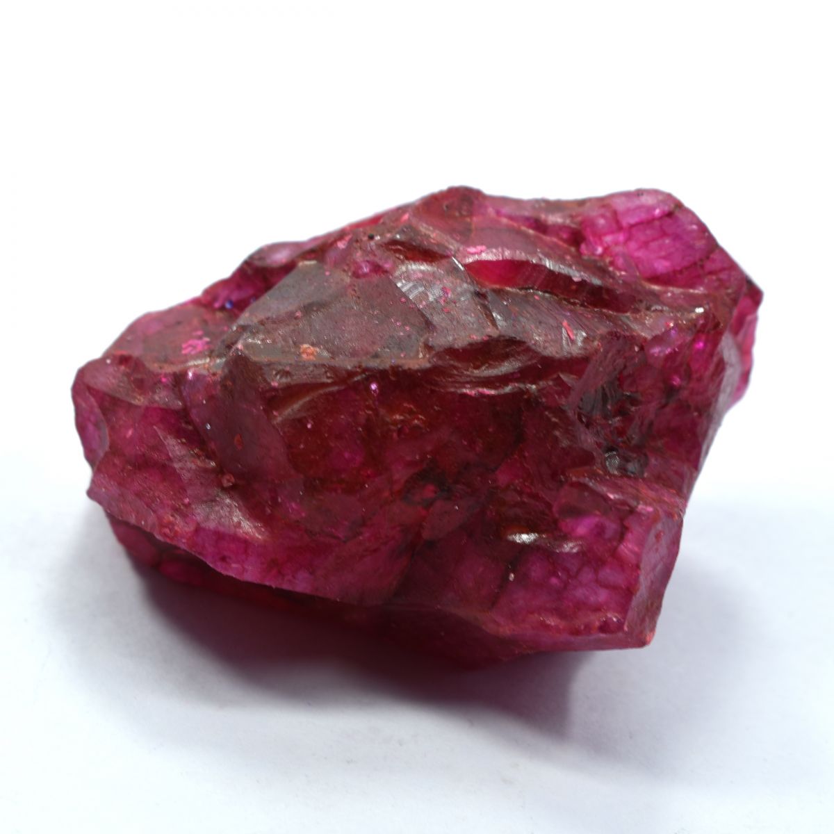 295.50 Ct Natural Red Dyed Ruby CERTIFIED Loose Gemstone Uncut Rough Huge Size