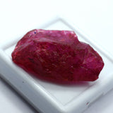 CERTIFIED Rough Uncut 64.45 Carat Natural Red Ruby Loose Gemstone Huge Size