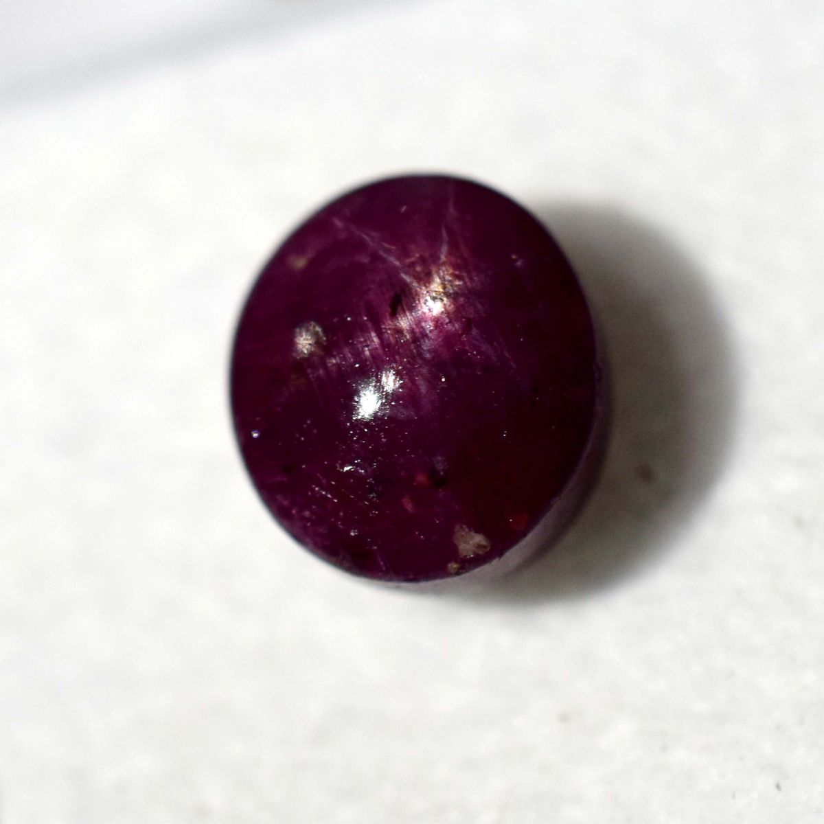 6.70 Ct Stunning Star Ruby Loose Gemstone Natural CERTIFIED RED Oval Shape