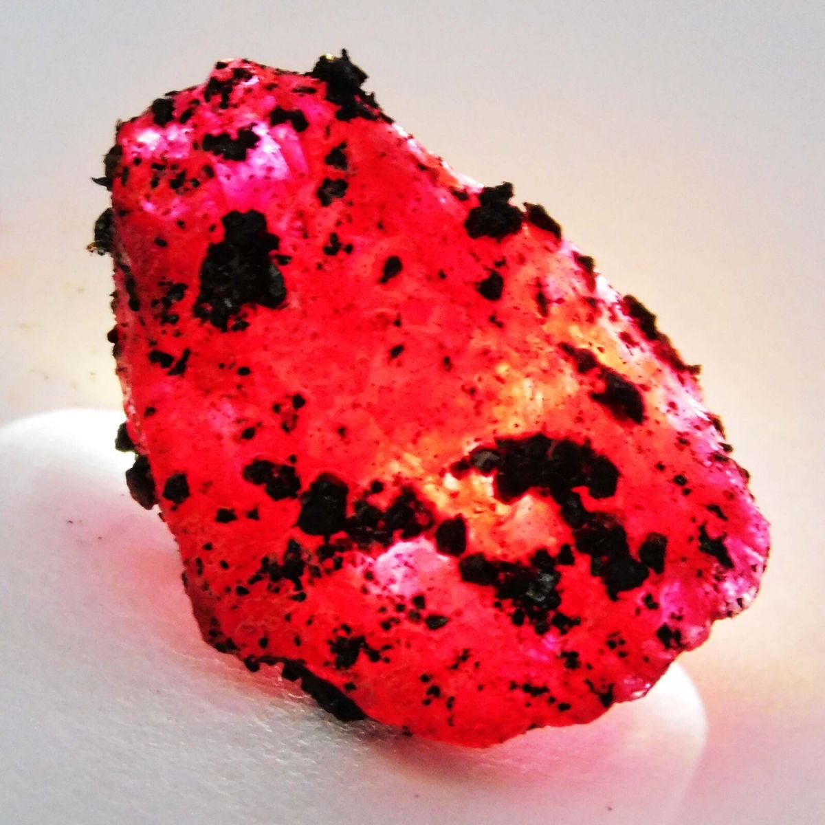 33 Ct NATURAL Red Ruby Huge Size UNCUT ROUGH Earth Mined CERTIFIED Gemstone