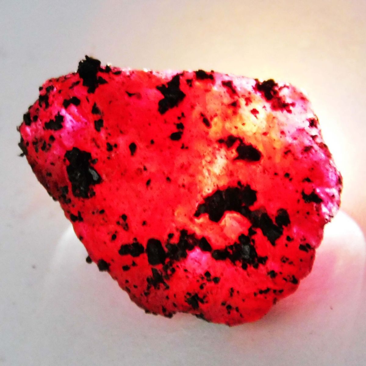 33 Ct NATURAL Red Ruby Huge Size UNCUT ROUGH Earth Mined CERTIFIED Gemstone