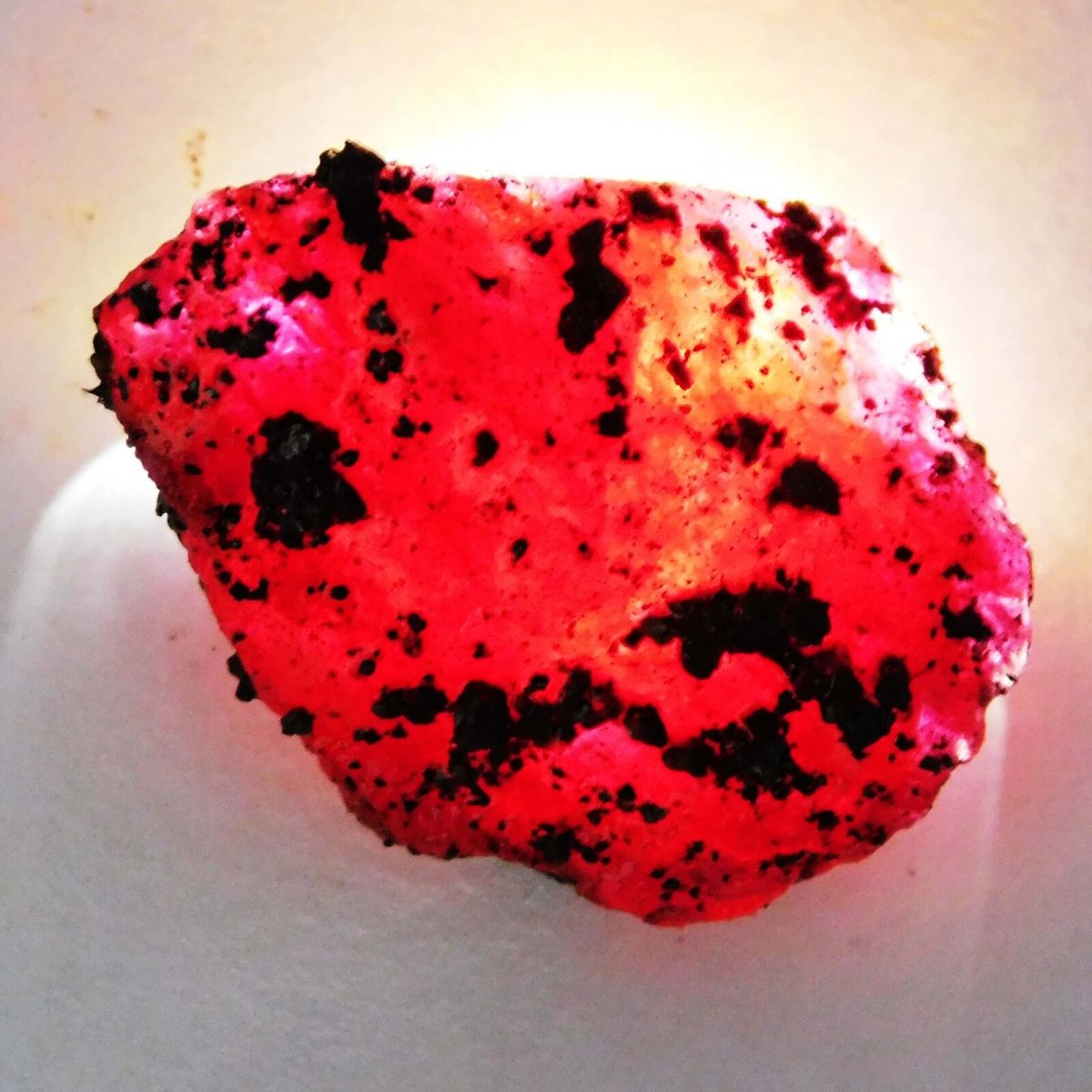 33 Ct NATURAL Red Ruby Huge Size UNCUT ROUGH Earth Mined CERTIFIED Gemstone