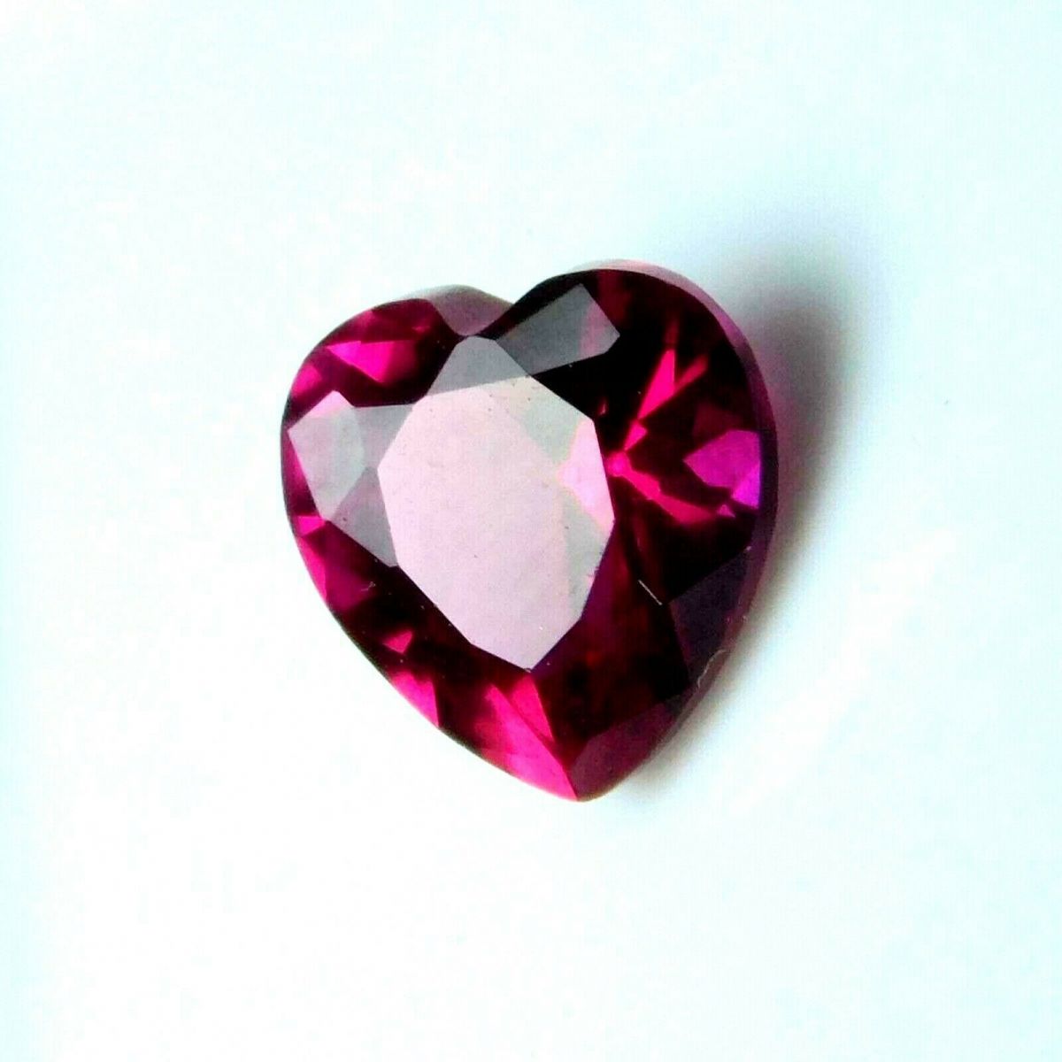 1 Ct Natural Red Ruby CERTIFIED Loose Gemstone Heart Cut 6x6 mm