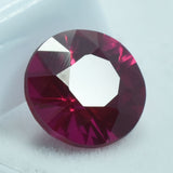 Certified Round Ruby Gemstone 6.60 Ct Natural Blood Red Color with Asterism Effect

