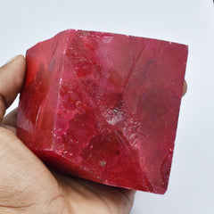 3313.10 Carat Red Ruby Natural Huge Size Uncut Rough CERTIFIED Loose Gemstone