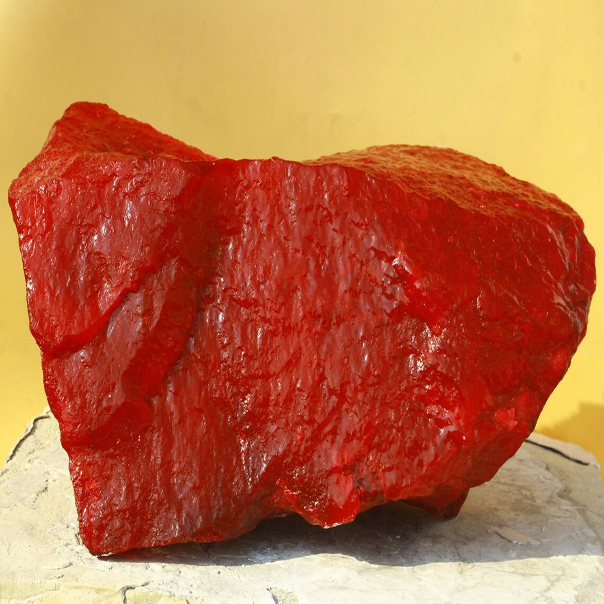 Uncut Red Rough 5000 Ct Natural 1 Kg Red Ruby Rough CERTIFIED Loose Gemstone