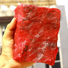 Uncut Red Rough 5000 Ct Natural 1 Kg Red Ruby Rough CERTIFIED Loose Gemstone