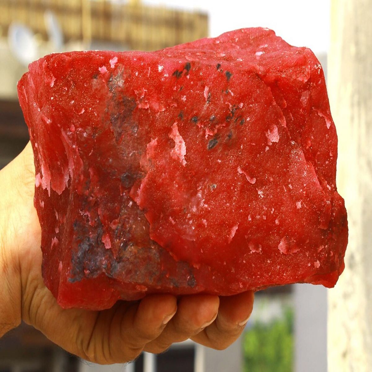 10000 Ct Natural African Red Ruby CERTIFIED HUGE Loose Gemstone Red Ruby Rough