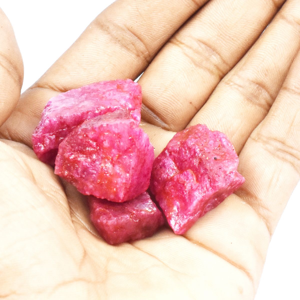 Raw Rough Uncut CERTIFIED 150.23 Ct Natural Red Ruby Lot Loose Gemstone