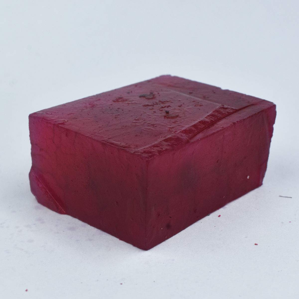 555 Ct Natural Red Ruby Raw Uncut Rough CERTIFIED Loose Gemstone