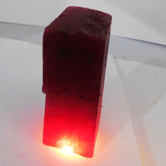 555 Ct Natural Uncut Raw Red Ruby Rough Loose Gemstone CERTIFIED