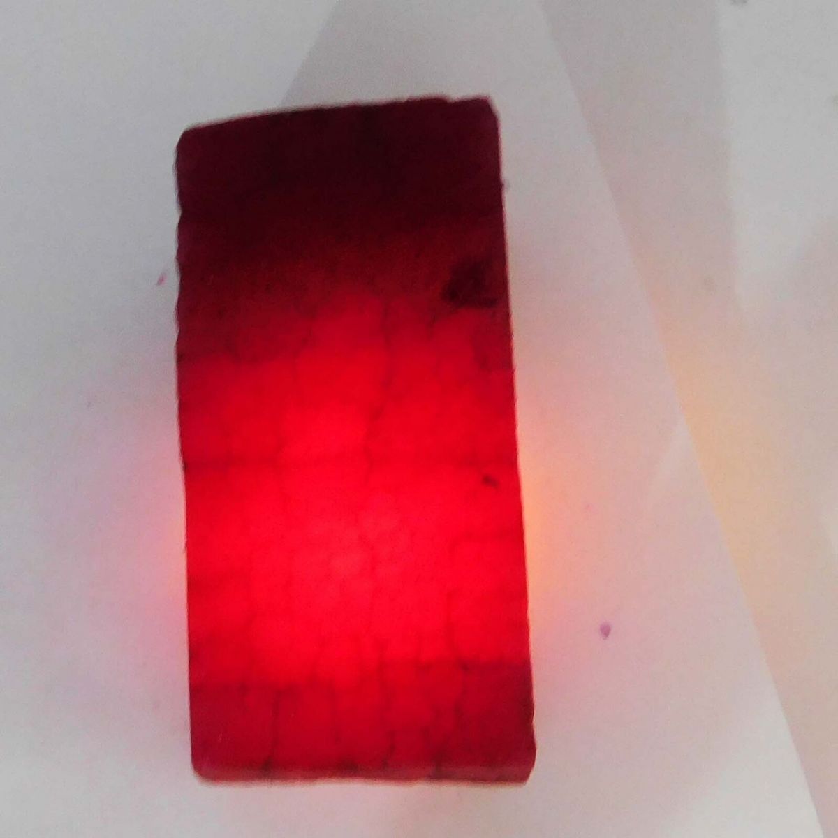 555 Ct Natural Uncut Raw Red Ruby Rough Loose Gemstone CERTIFIED