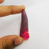 Natural CERTIFIED 61.85 Ct Red Ruby Rough Uncut Raw Rough Rare Loose Gemstone