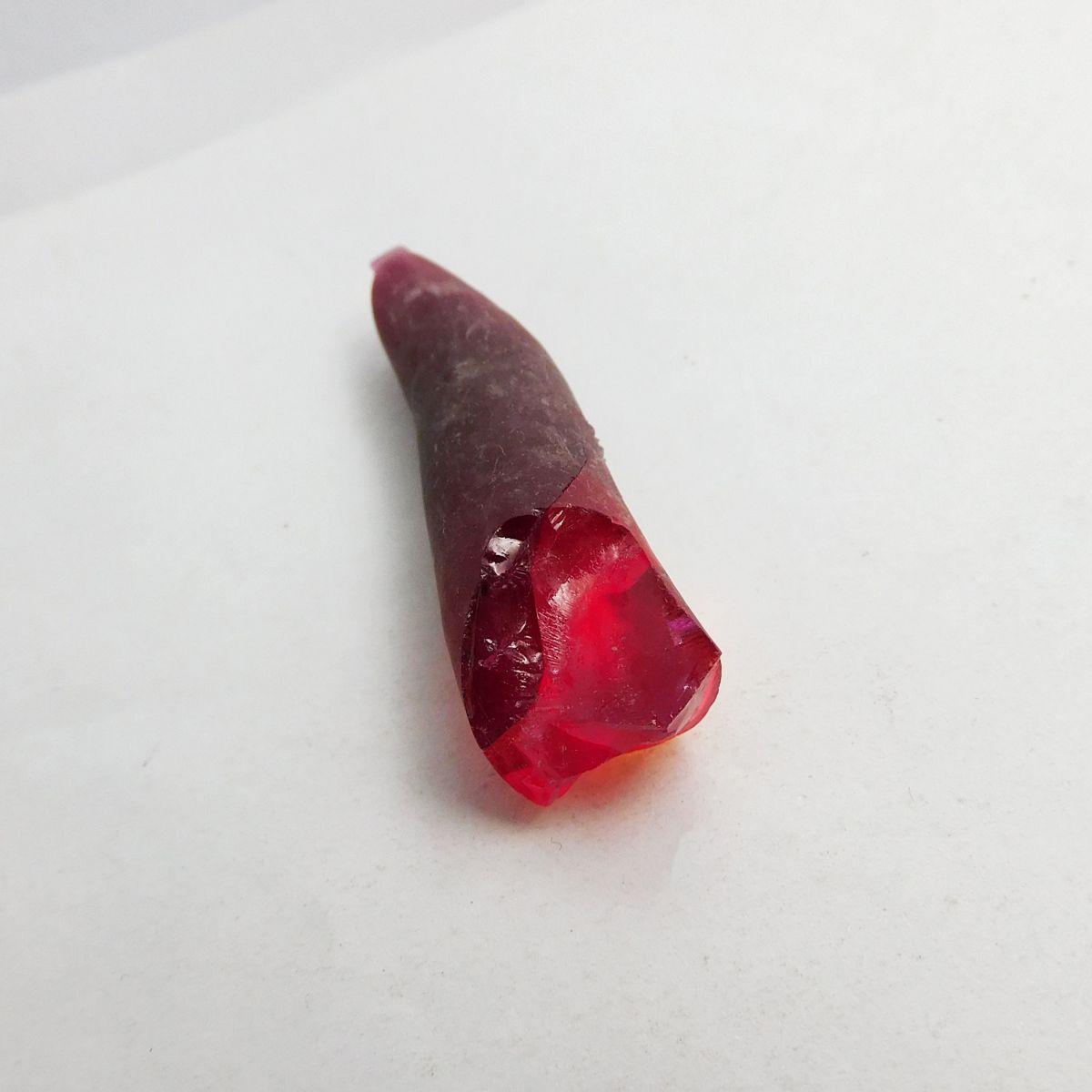 Natural CERTIFIED 61.85 Ct Red Ruby Rough Uncut Raw Rough Rare Loose Gemstone