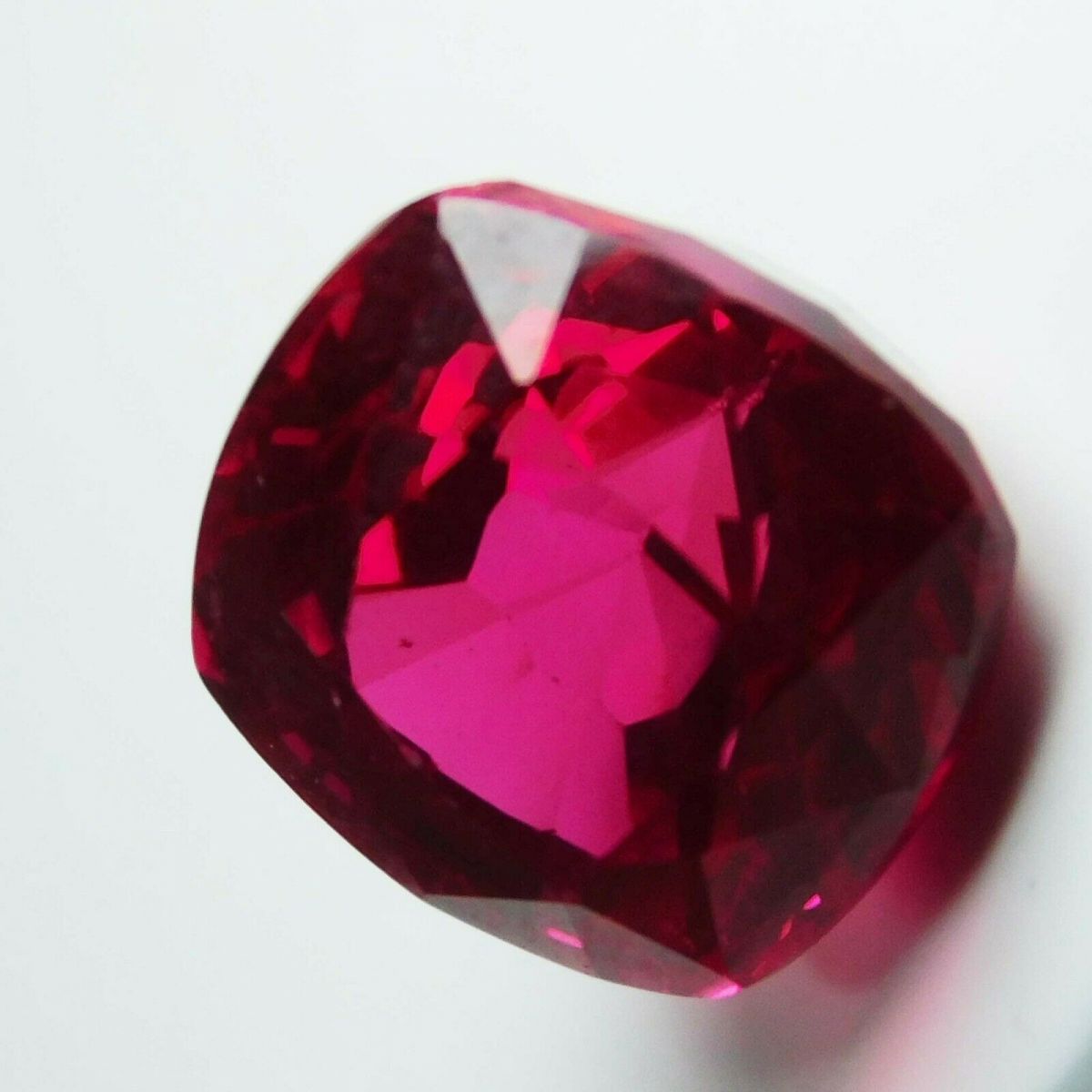 10 Carat Natural Blood Ruby Red Square Cushion Cut Loose Gemstone CERTIFIED