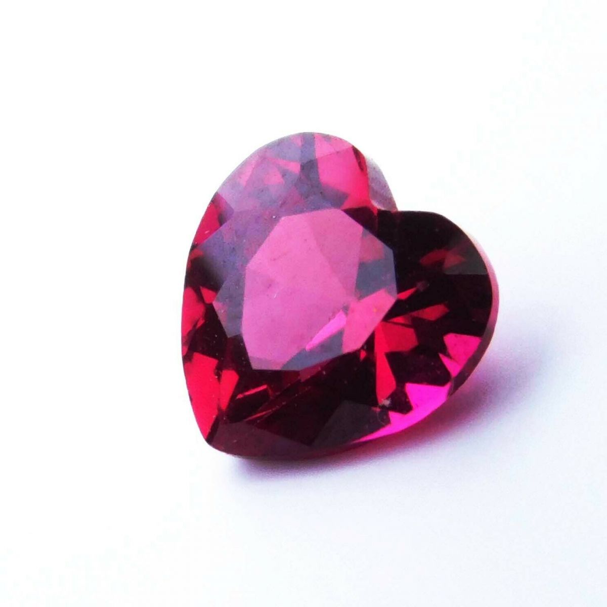 Red Ruby CERTIFIED Beautiful Gems 1.00 Ct Natural Heart Cut Loose Gemstone