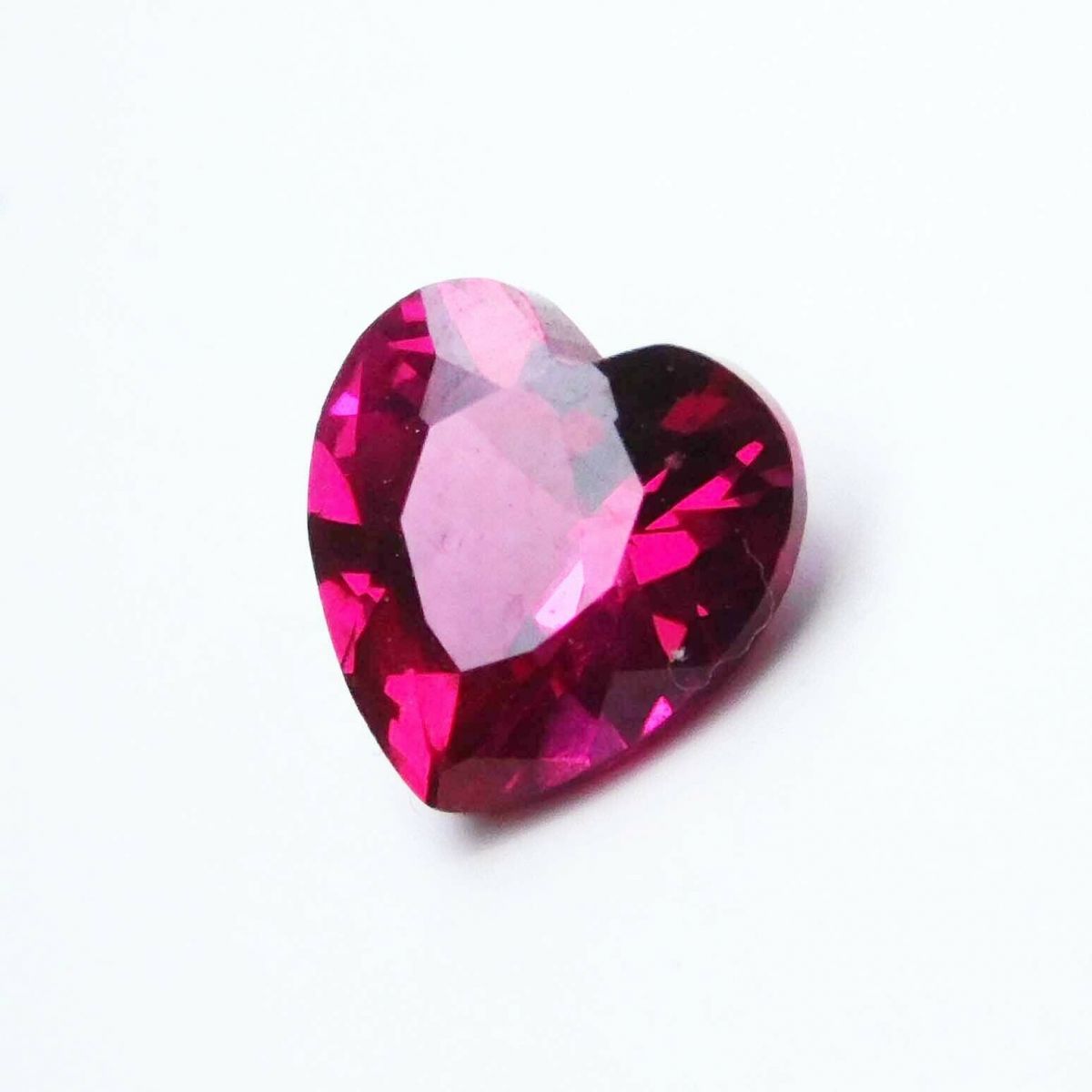 Red Ruby CERTIFIED Beautiful Gems 1.00 Ct Natural Heart Cut Loose Gemstone