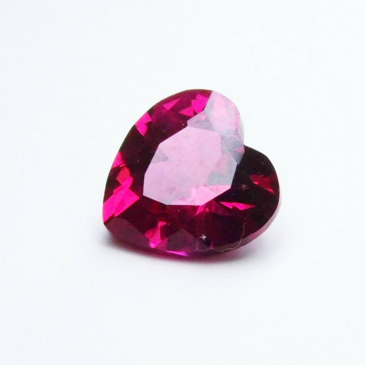 Red Ruby CERTIFIED Beautiful Gems 1.00 Ct Natural Heart Cut Loose Gemstone