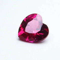 Red Ruby CERTIFIED Beautiful Gems 1.00 Ct Natural Heart Cut Loose Gemstone