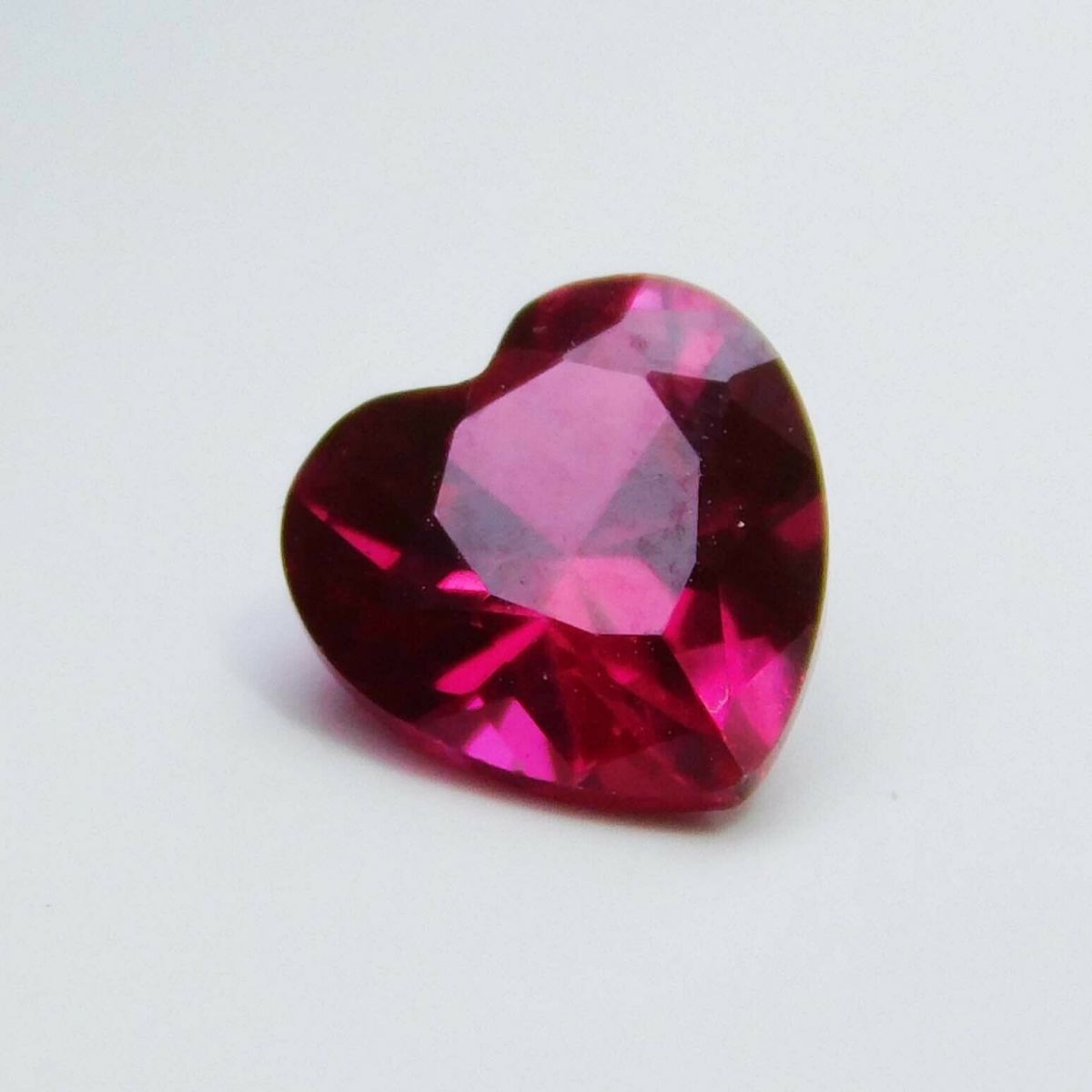 Red Ruby CERTIFIED Beautiful Gems 1.00 Ct Natural Heart Cut Loose Gemstone