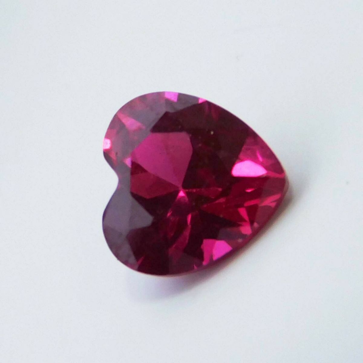 Red Ruby CERTIFIED Beautiful Gems 1.00 Ct Natural Heart Cut Loose Gemstone