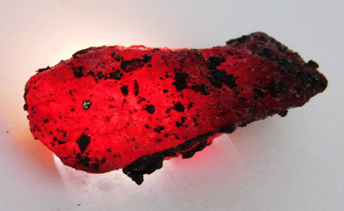 102 Ct Natural Red Ruby Huge Rough Earth Mined CERTIFIED Loose Gemstone