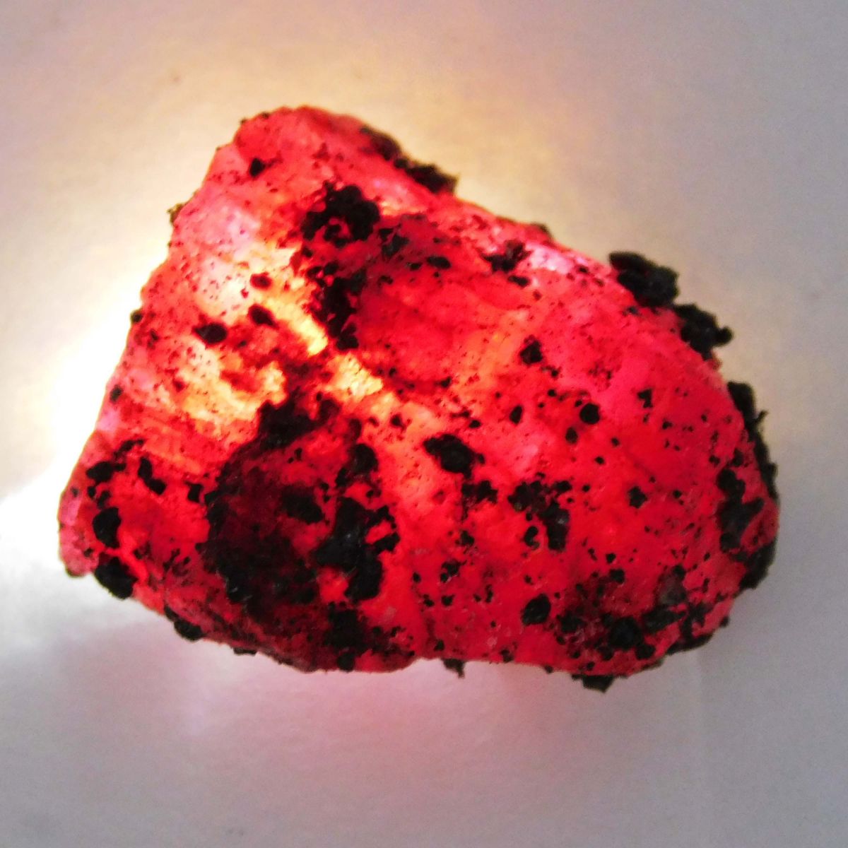 48 Carat Earth Mined Natural Red Ruby Huge Rough CERTIFIED Loose Gemstone