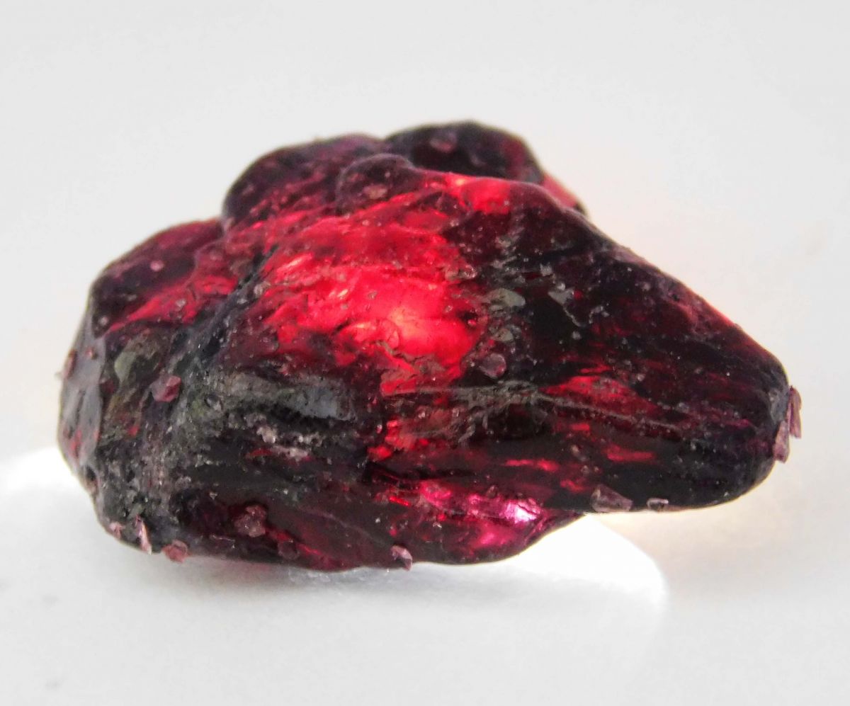 68 Carat Natural Red Ruby Huge Rough Earth Mined CERTIFIED Loose Gemstone