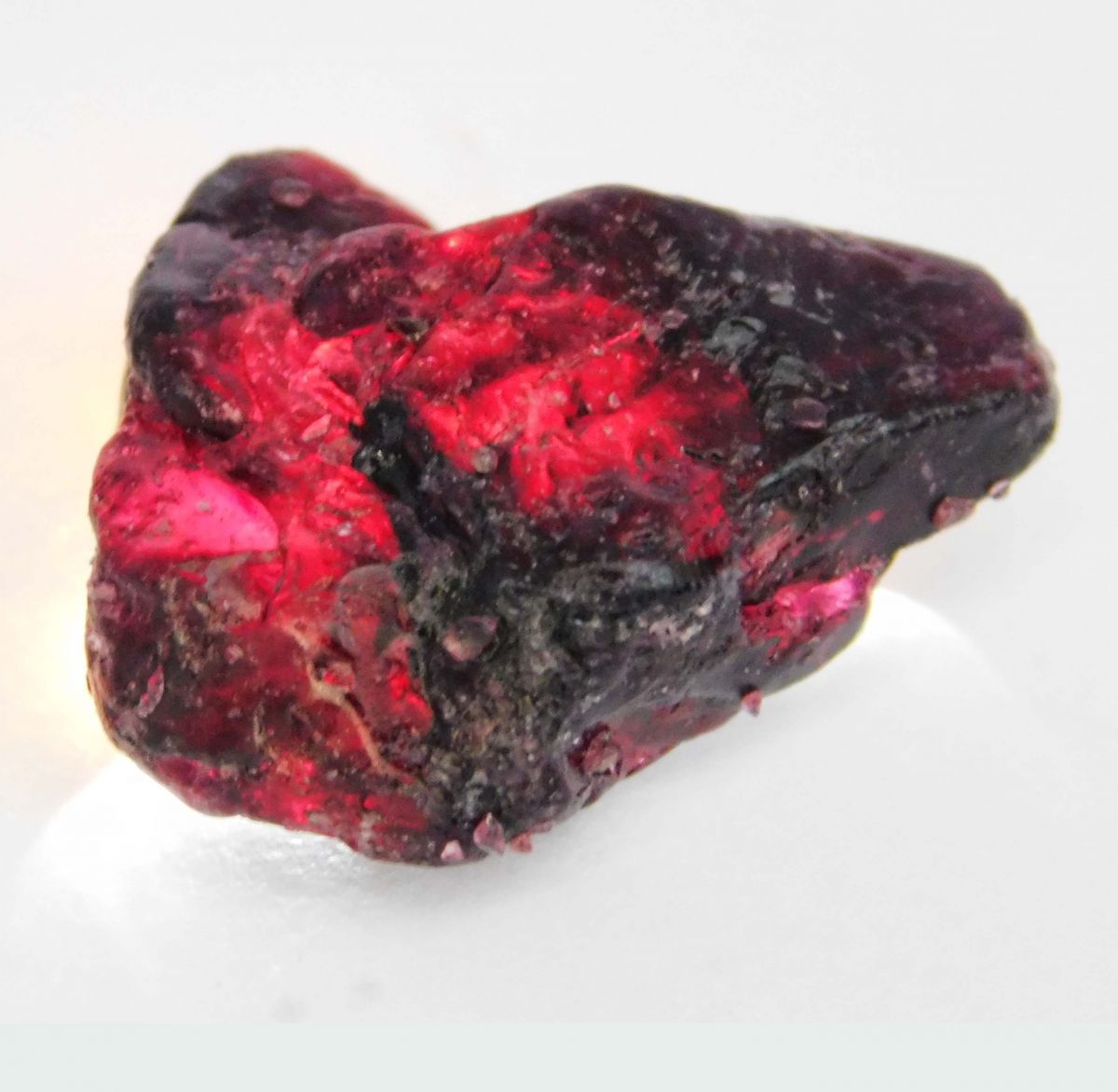 68 Carat Natural Red Ruby Huge Rough Earth Mined CERTIFIED Loose Gemstone