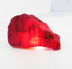 256 Ct Natural Red Ruby Huge Rough Earth Mined Loose Gemstone CERTIFIED