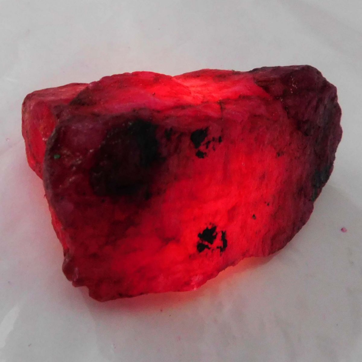 365 Ct Natural Ruby Huge Rough Earth Mined Certified Red Loose Gemstone