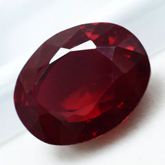 30.90 Ct Natural CERTIFIED Ruby Stunning Oval Cut Red Ring Size Loose Gemstone