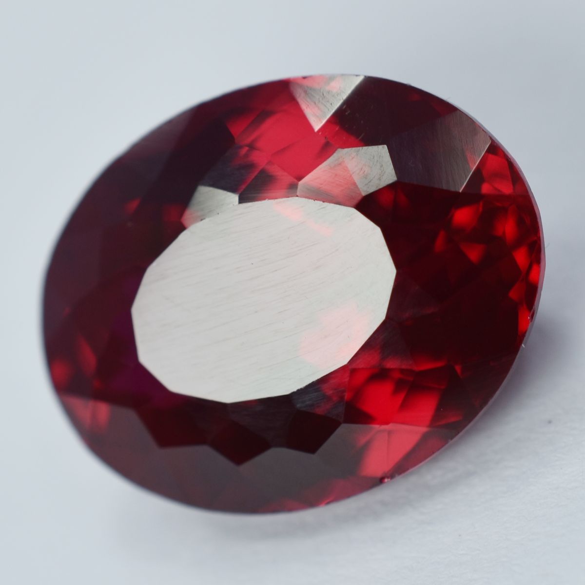 17.05 Ct Natural Pigeon Blood Red Ruby Loose Gemstone Oval Cut CERTIFIED