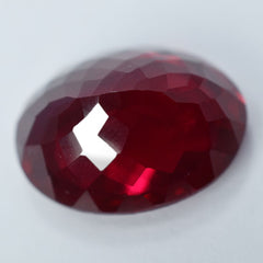 17.05 Ct Natural Pigeon Blood Red Ruby Loose Gemstone Oval Cut CERTIFIED