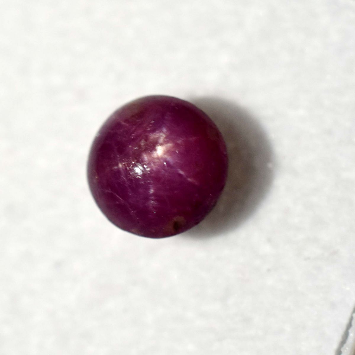 3.30 Ct Natural RED Genuine Star Ruby Round Shape CERTIFIED Loose Gemstone