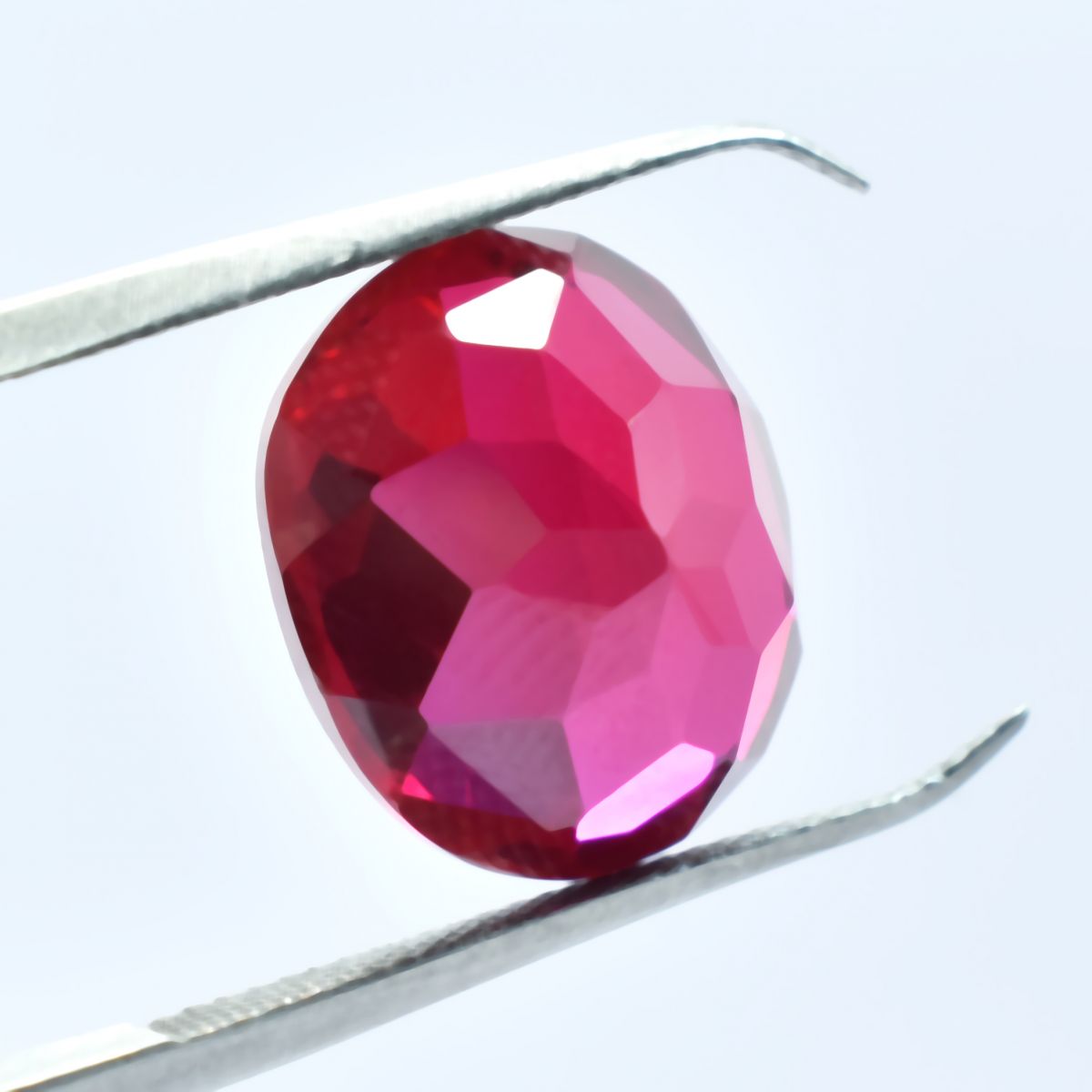 Extremely Rare 13.75 Ct Natural CERTIFIED Loose Gemstone Oval Cut Blood Red Ruby
