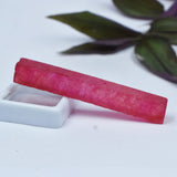 Natural Uncut Raw Red Ruby Rough 63.20 Carat CERTIFIED Loose Gemstone