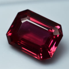 6.95 Ct Natural RUBY Loose gemstone Pinkish Red Emerald CERTIFIED Free Shipping