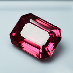 6.95 Ct Natural RUBY Loose gemstone Pinkish Red Emerald CERTIFIED Free Shipping