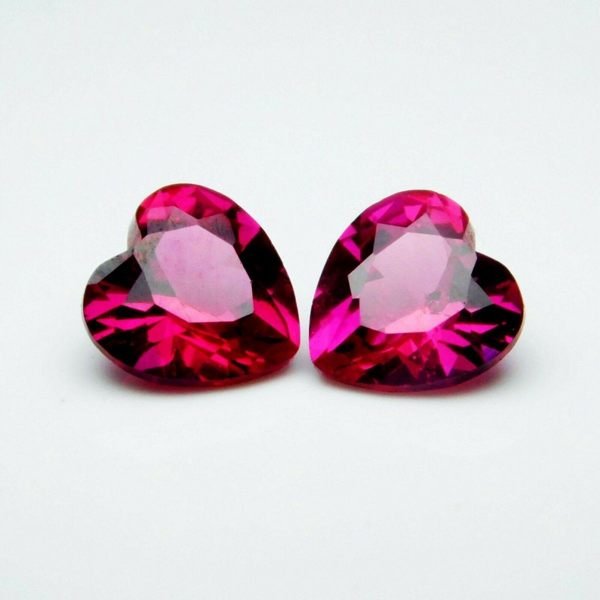 2 Ct Natural Red Ruby Heart Shape CERTIFIED Loose Gemstone 6x6 mm Each