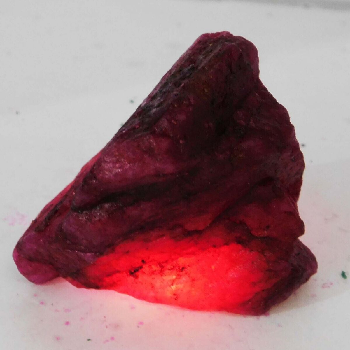 531.25 Ct NATURAL RUBY HUGE ROUGH EARTH MINED CERTIFIED LOOSE GEMSTONE RED COLOR