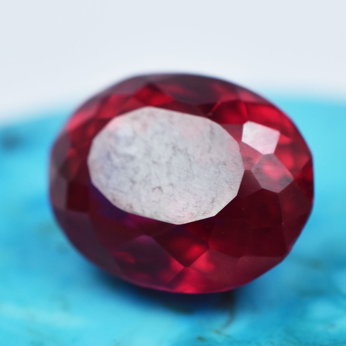 9.05 Ct Natural Red Ruby Oval shape CERTIFIED Loose Gemstone